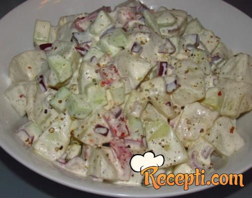 Diseldorfska krompir salata