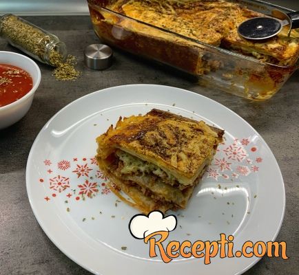 Zapečena pizza tortilja