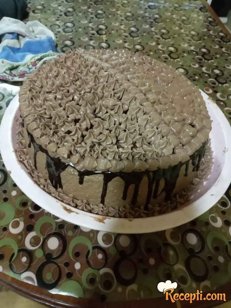 Moja čokoladna nugat torta