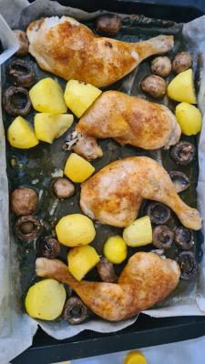Piletina iz rerne sa povrćem