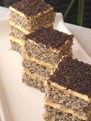 Vanila - mak kocke