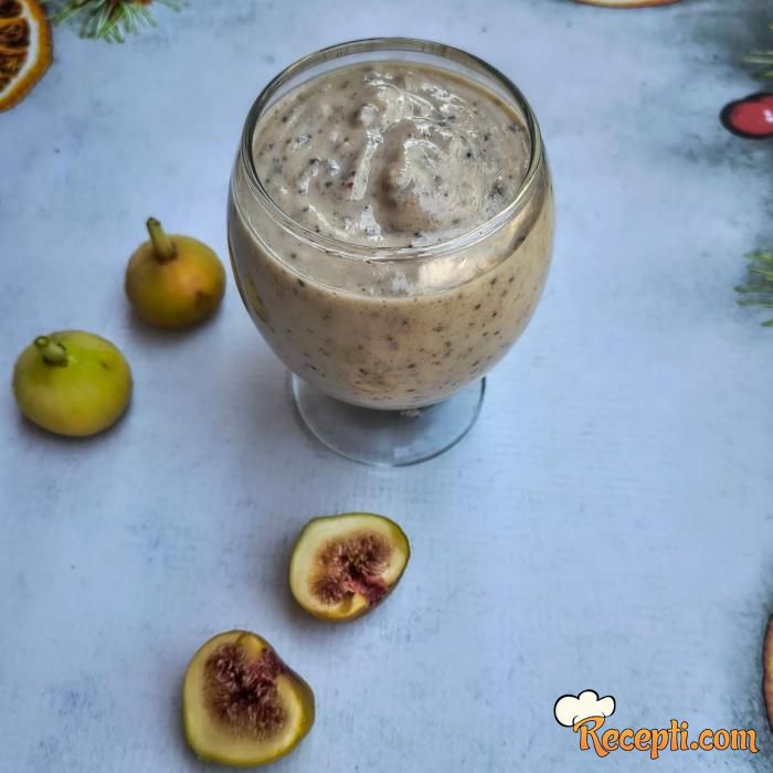 Smuti/puding doručak sa smokvama