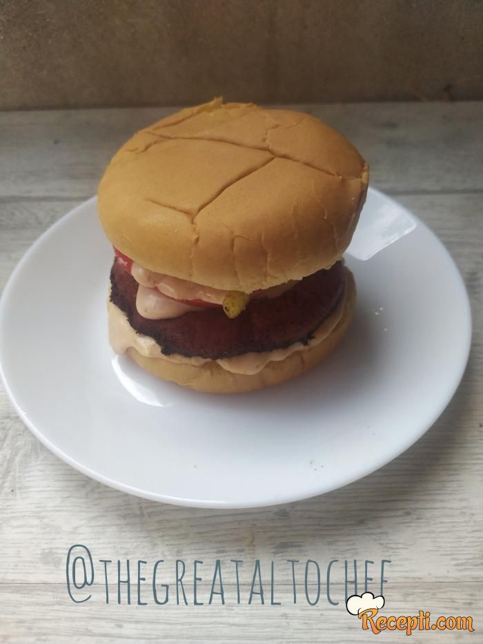 Grčki ljuti burger