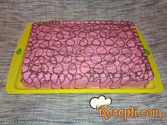 Fantazija torta sa malinama