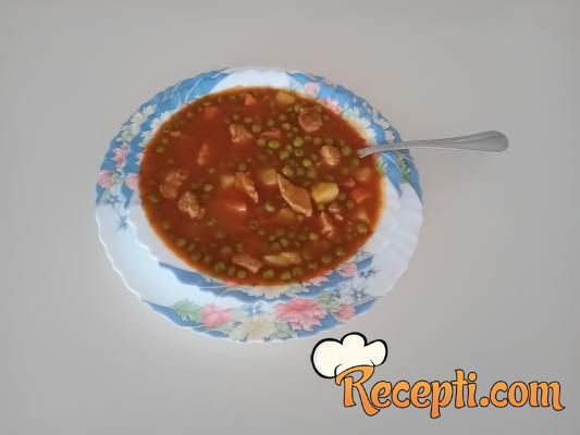 Grašak sa svinjskim mesom