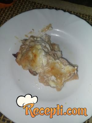 Mlinci sa piletinom i šampinjonima