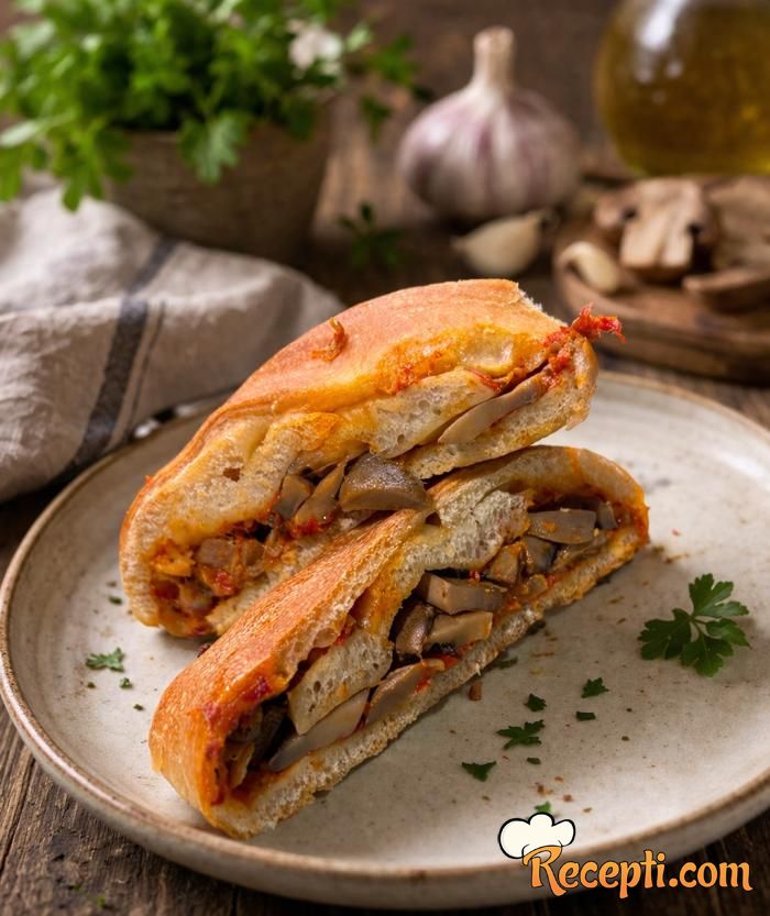 Slana štrudla (posno)