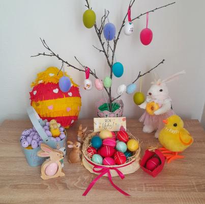 Uskršnja jaja sa prugicama 