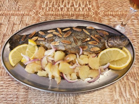 Pastrmka sa bademima