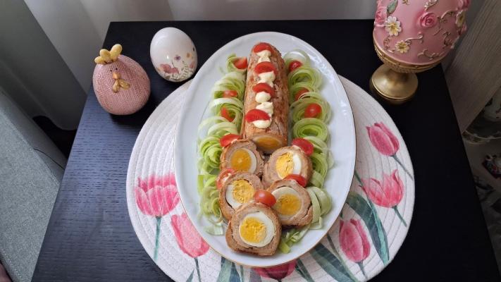 Mesni rolat sa jajima