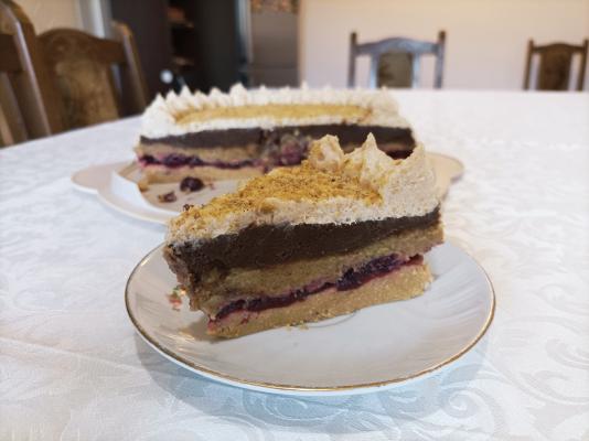 Posna torta sa višnjama