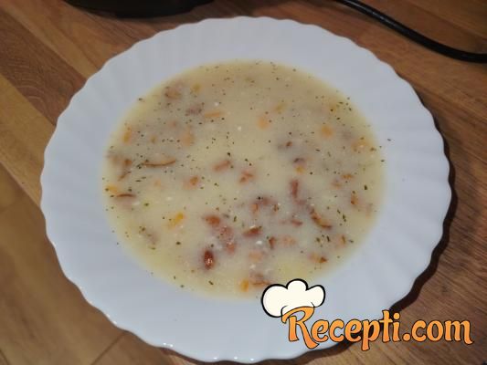 Krem čorba od lisičarki Krem čorba od lisičarki