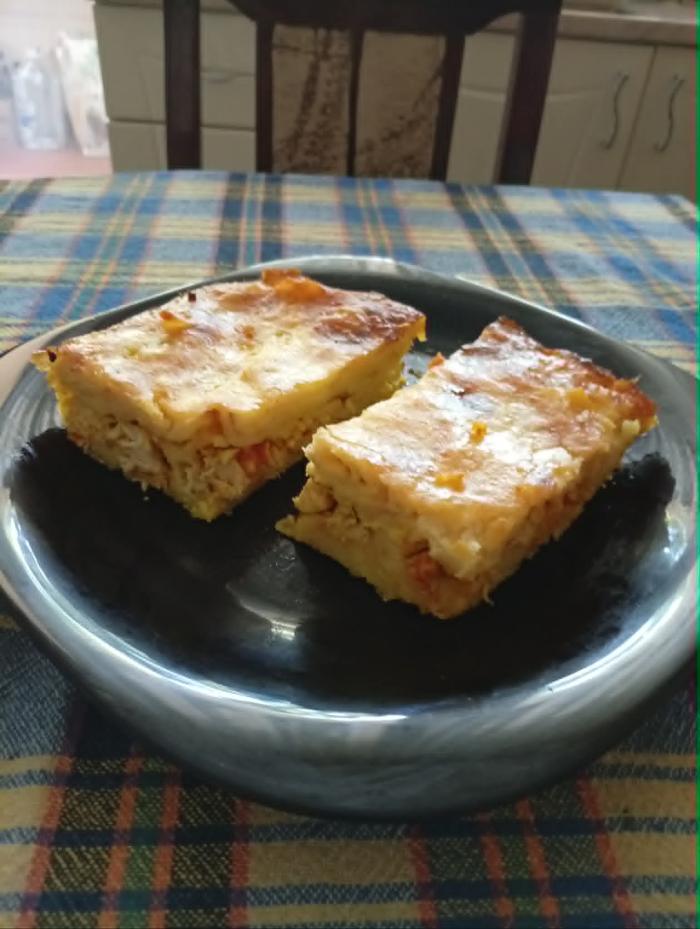 Mlinci sa pilećim mesom i povrćem