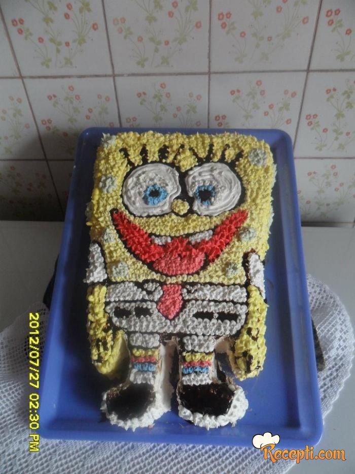 Sunđer Bob torta