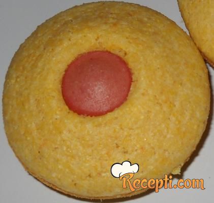 Corn dog muffins