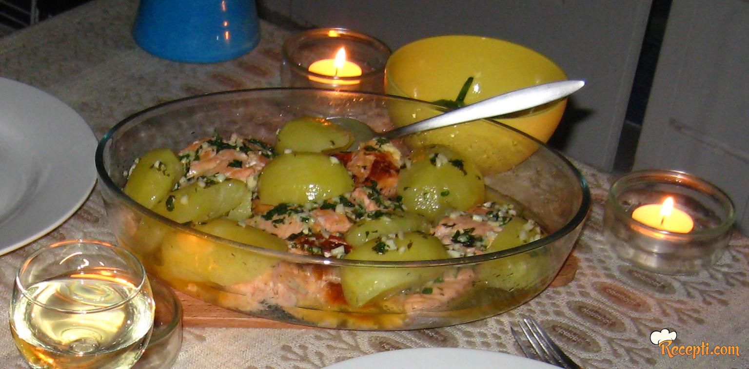 Bareni Losos u marinadi - Saumon cuit