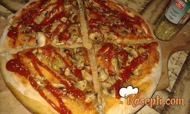 Vege pizza - pizza po UN dijeti