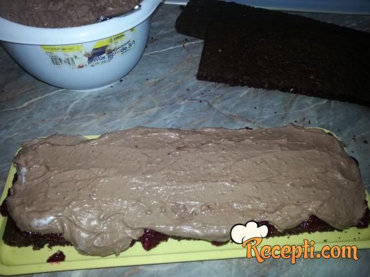 Čokoladna torta sa višnjama (6)