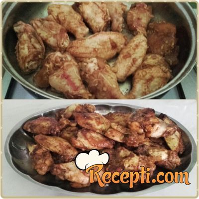 Teriyaki chicken wings & couscous