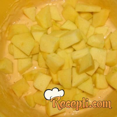 Apfelkuchen mit Vanillecreme