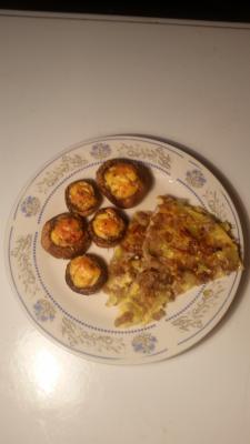 Pečurke sa sirom i jajima