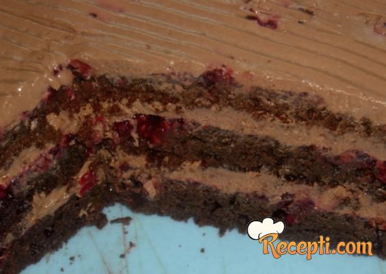 Čokoladna torta sa malinama (2)