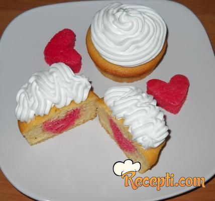 Muffini sa srcem (Muffins Valentine's day)