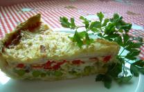 Tart sa šunkom i povrćem