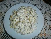 Ravioli u sosu od belog luka
