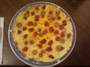 Omlet sa kobasicom i maslinama
