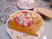 Omlet sa kobasicom, kačkavaljem...