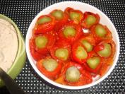 Mini zalogajčići od paprika i krastavaca