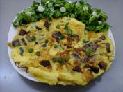 Omlet sa suvim mesom