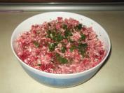 Zdrava salata od cvekle, celera, šargarepe i svežeg kupusa