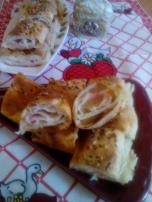Pita sa grizom i šunkom