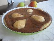 Nutelino tart sa kruškom