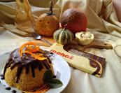 Halloween pumpkin choco cake