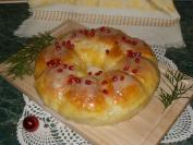 Novogodišnja venac-pogača