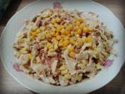 Posna salata (tunjevina, pečurke)