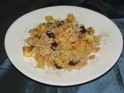 Bulgur salata sa ananasom i kikirikijem