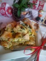 Pita sa zeljem sa razvijenim korama