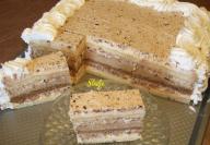 Kapućino-snikers torta