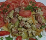 Seljačka prženija sa kobasicom