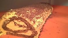 Rolat torta sa belom čokoladom
