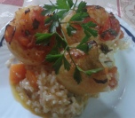 Paprika punjena rižom i piletinom