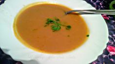 Krem čorba sa bundevom i batatom & Cream soup with pumpkins and sweetpotato