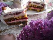 Maruškina voćna torta sa malinama i jagodama