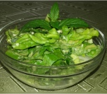 Salata (zelena salata, blitva, crni luk)