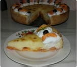 Torta sa kajsijama i ribizlama