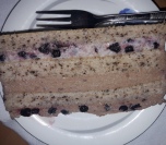 Čoko-borovnica torta